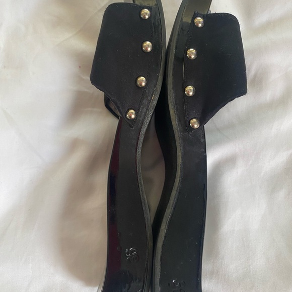 Classic Chanel black “dr Scholls” like sandals - Picture 5 of 11